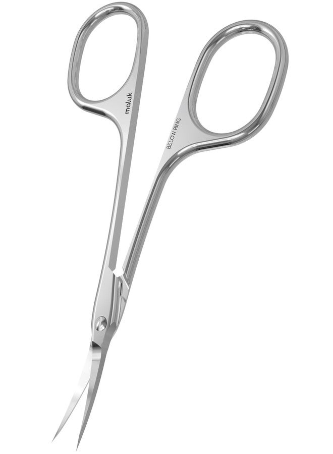 Maluk Professional Cuticle Scissors Below Ring - Image 3